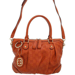Gucci Guccissima Sukey Leather 2way Shoulder Bag